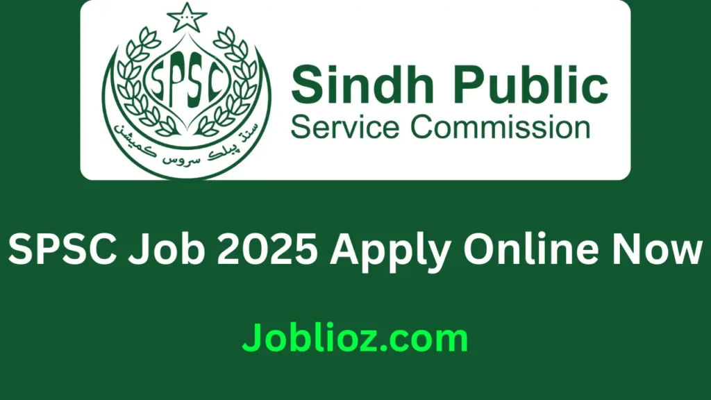 SPSC Job 2025 Apply Online Now