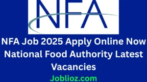 NFA Job 2025 Apply Online Now National Food Authority Latest Vacancies