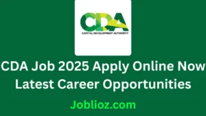 CDA Job 2025 Apply Online Now Latest Career Opportunities