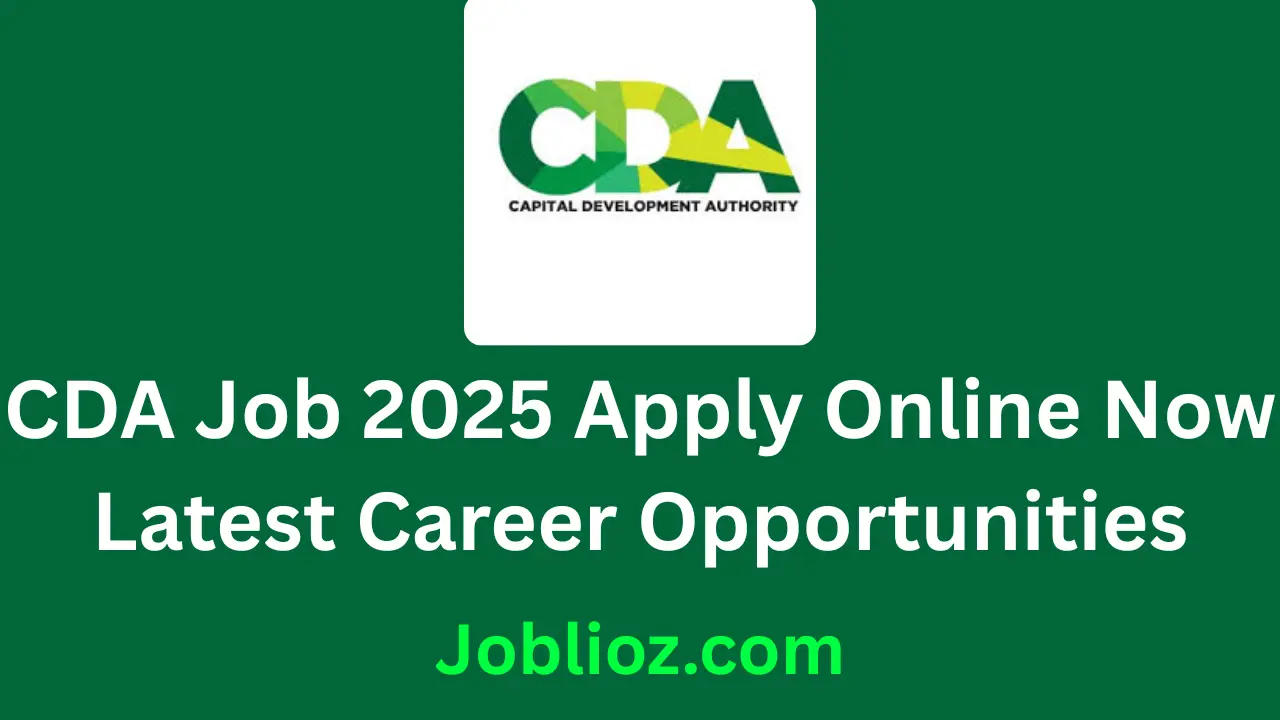 CDA Job 2025 Apply Online Now Latest Career Opportunities