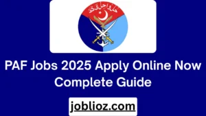 PAF Jobs 2025 Apply Online Now Complete Guide